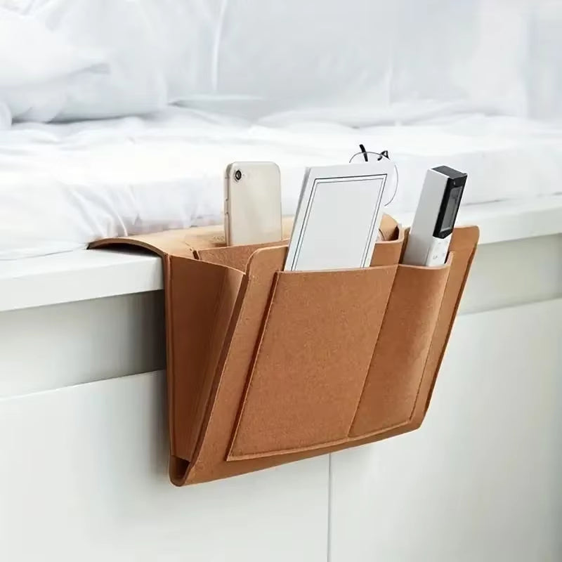 Bedside Hanging Storage Bag Mobile Phone Remote Control Tissue Storage Box Bedside Book Hanging Bag Sundry Household Items